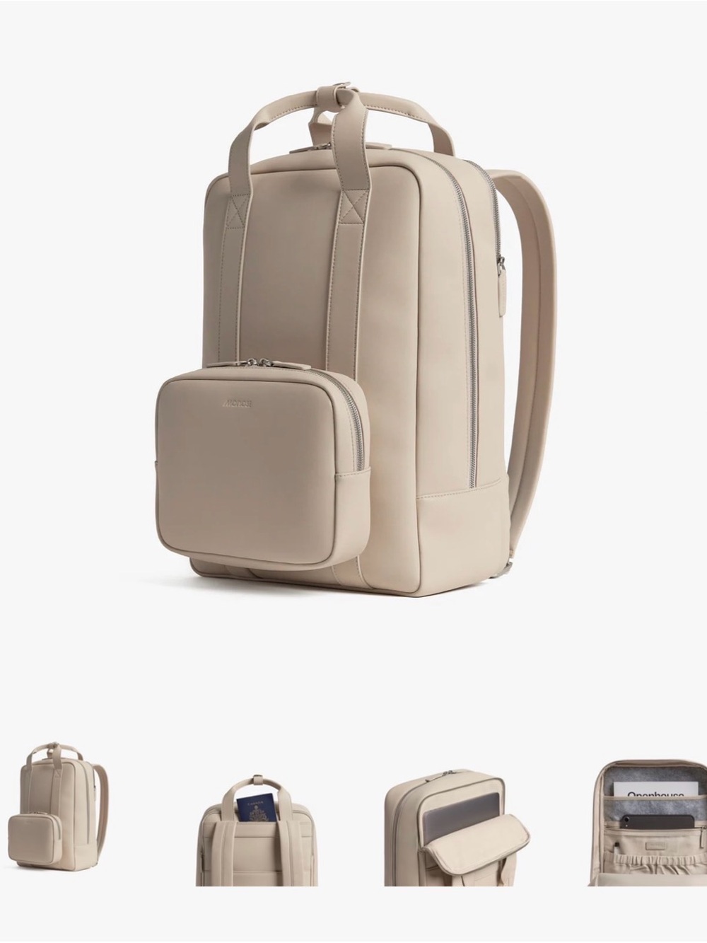 Monos Metro Backpack with detachable Front Pouch